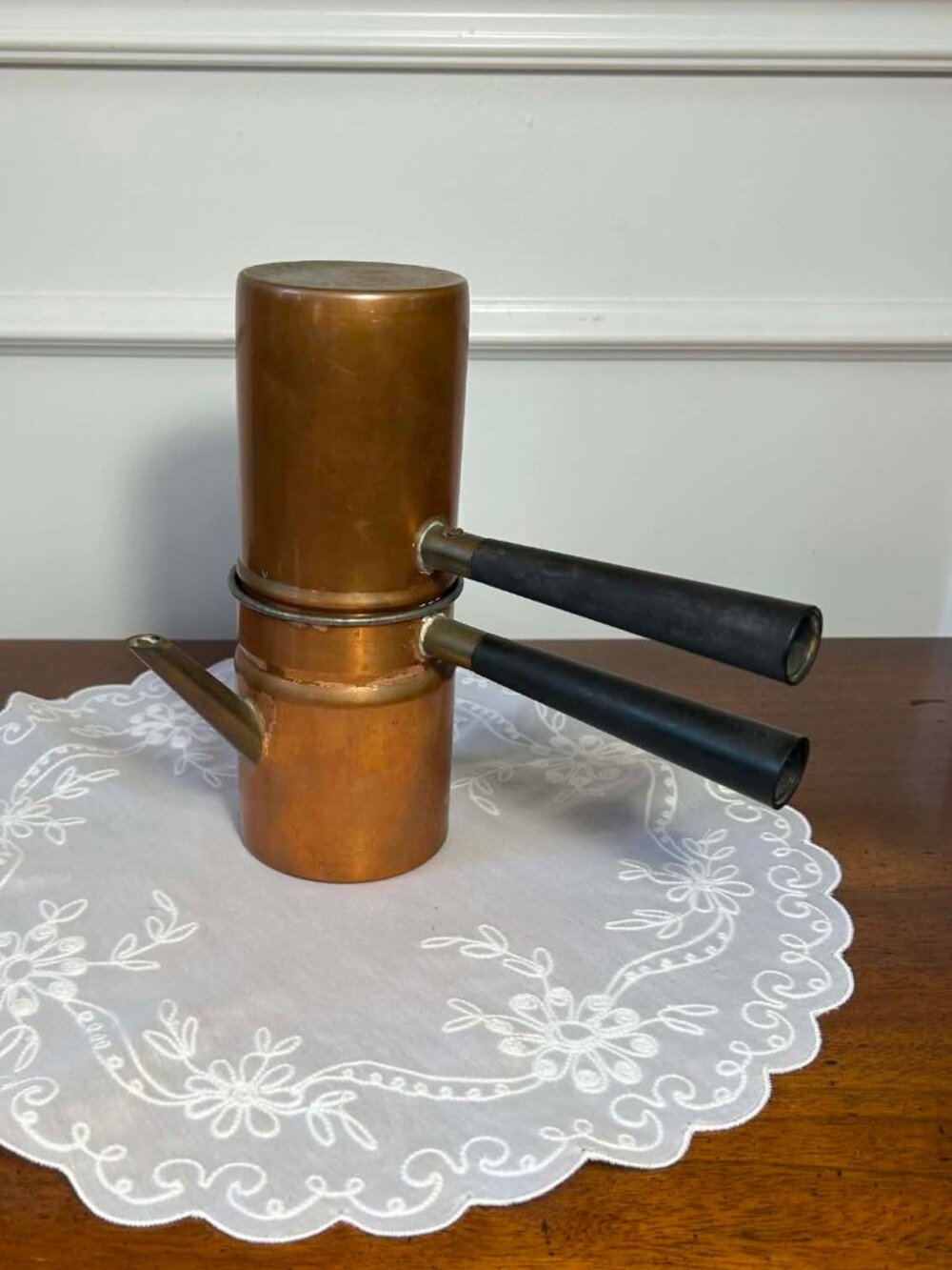 Vintage MCM Neapolitan flip stovetop espresso coffee maker
